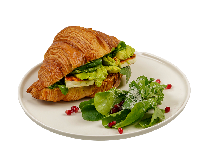 Croissant with Avocado