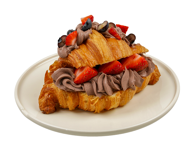 Croissant with Pastry Cream