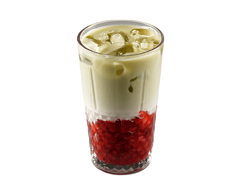 Ice Çilek Matcha Latte