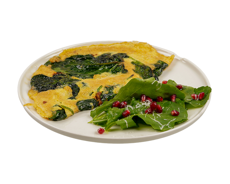 Ispanaklı Omlet