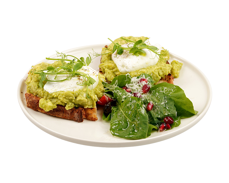 Poached Eggs With Avocado