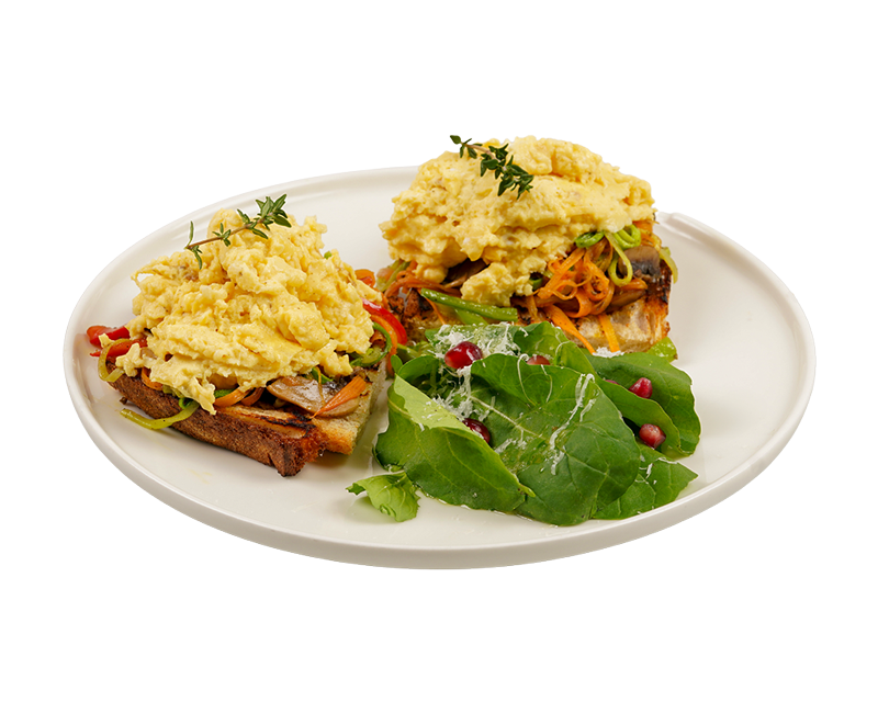 Scrambled Eggs With Vegetables